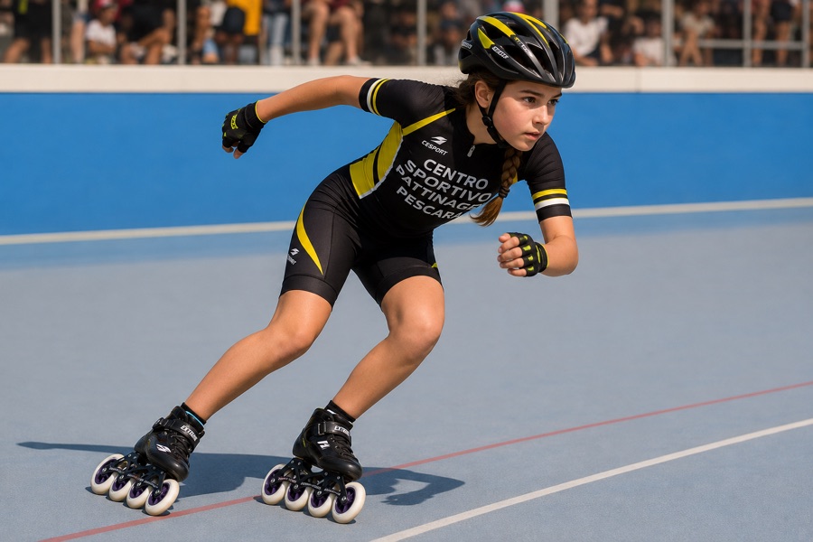 Ragazzo CSPP in pista
