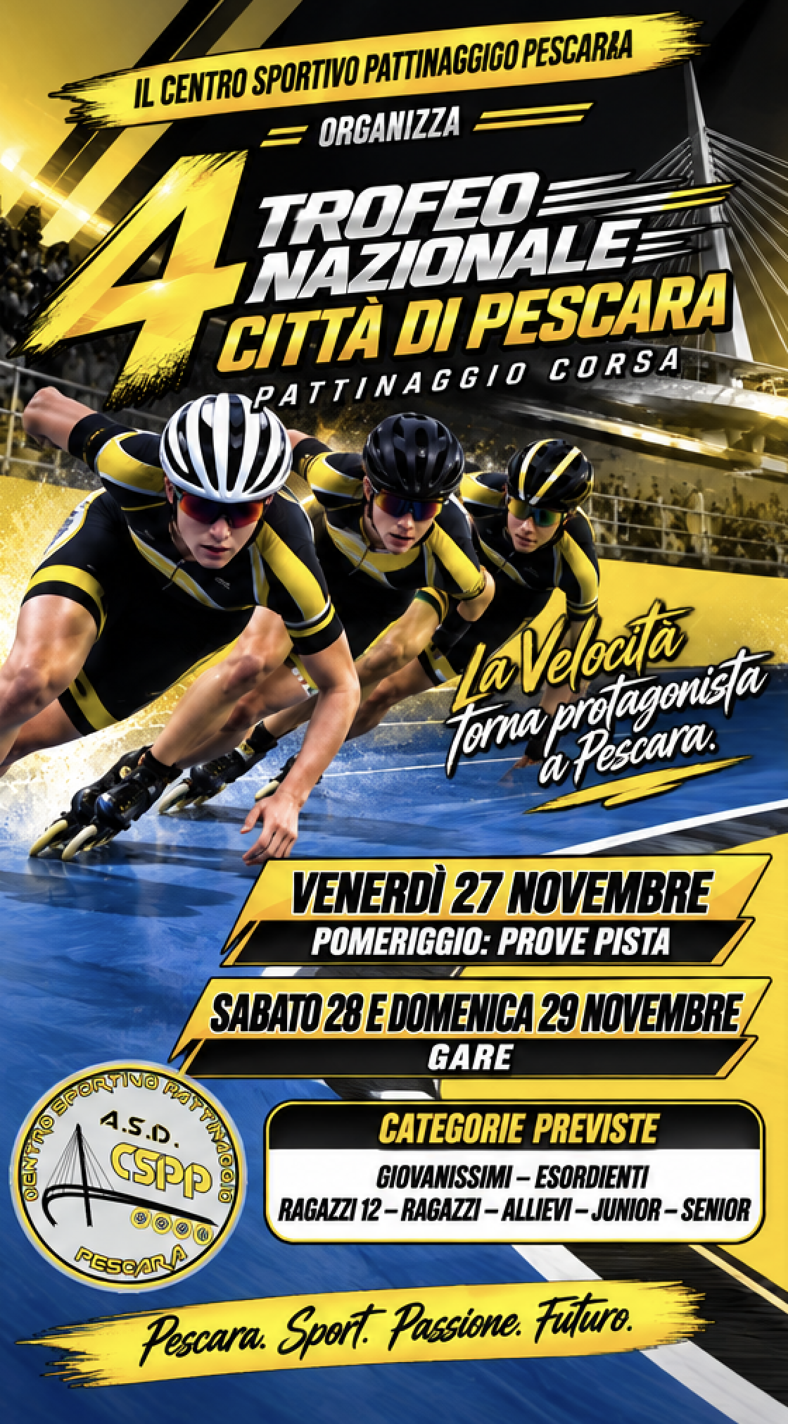 Locandina del 4° Trofeo Nazionale Città di Pescara 2026