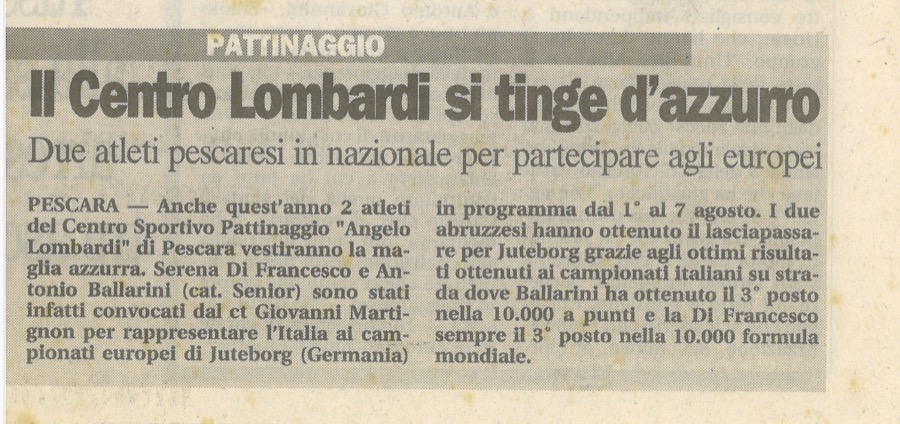 Il Centro Lombardi si tinge d’azzurro